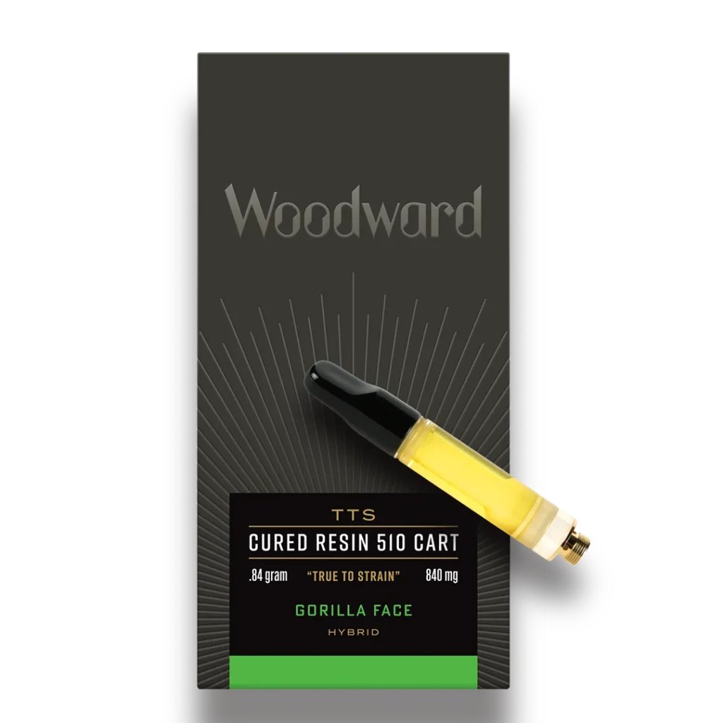 Gorilla Face Cured Resin Vape by Woodward Fine Cannabis