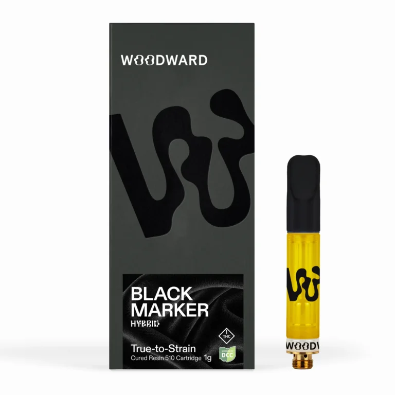 Black Marker 510 Vape Cartridge by Woodward