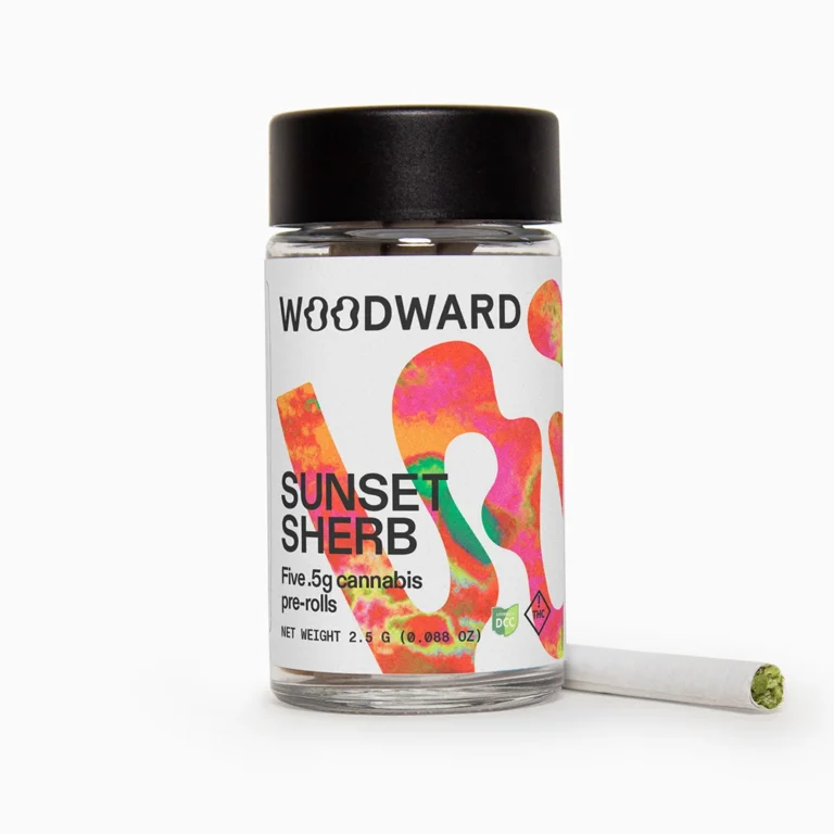 Sunset Sherb Pre Rolls by Woodward