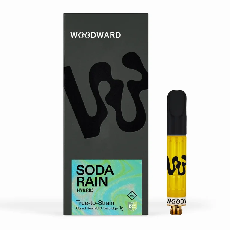 Soda Rain vape cartridge by Woodward