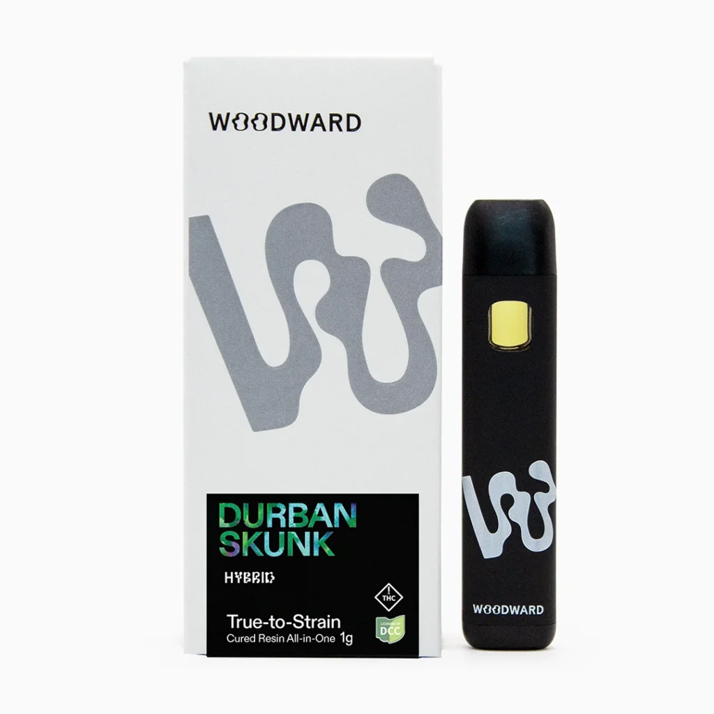 Durban Skunk all-in-one vape by Woodward
